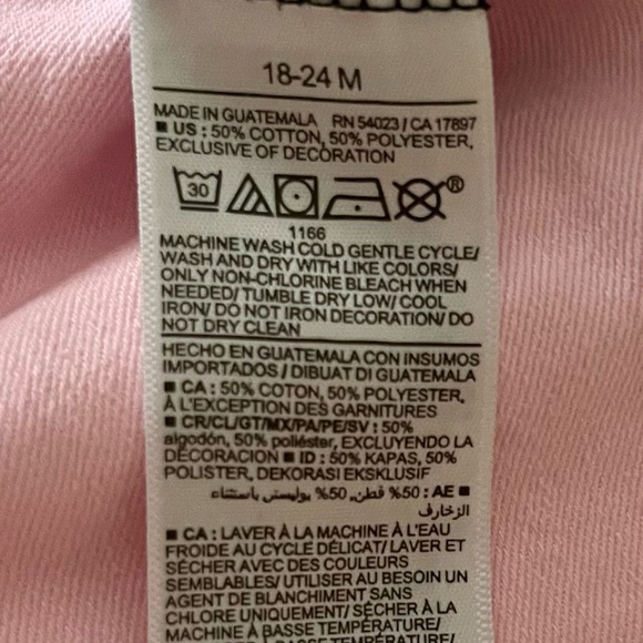 2 Pc Outfit 18-24 Mo Short Sleeve Tee And Jean Type Shorts - Picture 4 of 5